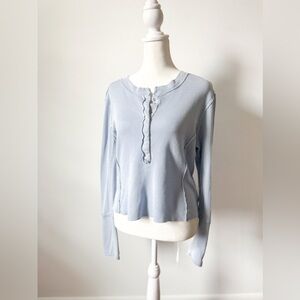 Forever 21 Waffle Knit Henley